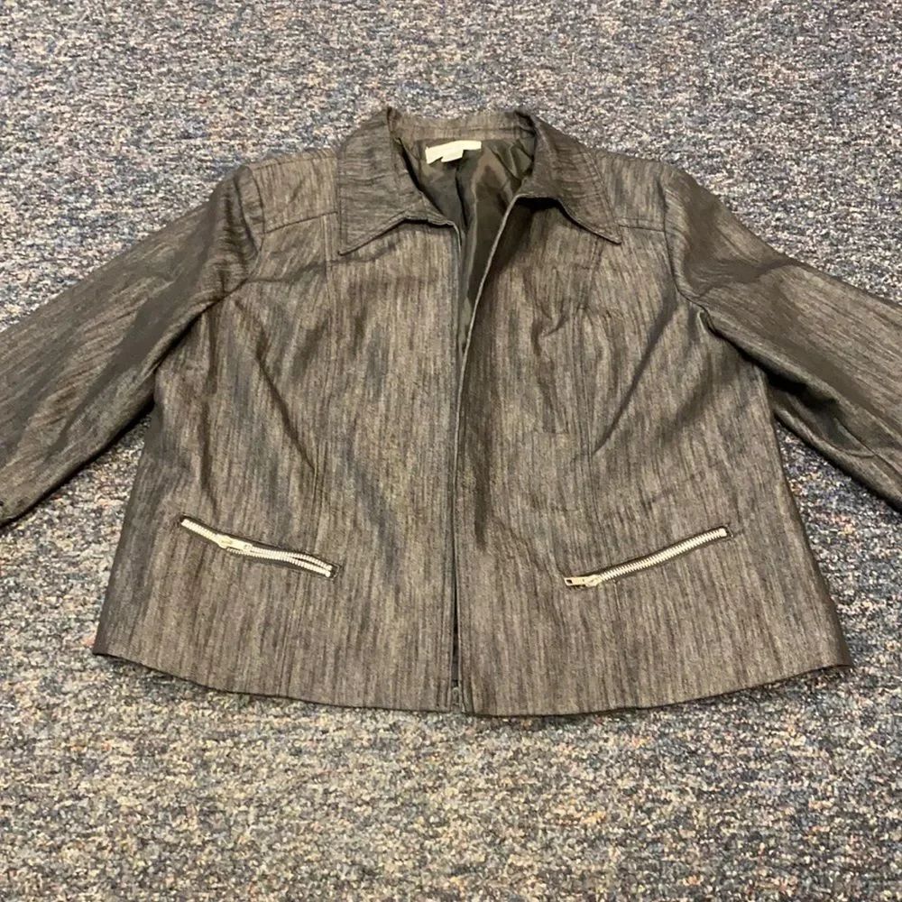 Christopher & Banks Charcoal Blazer sz. XL